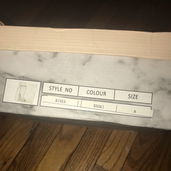 EGO Official- Rivea Boots. Khaki Size: UK 8/US 10 - Picture 5 of 5